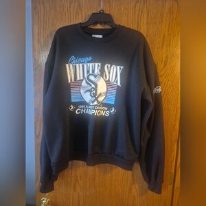 Chicago White Sox Sweatshirt Mens XL 1993 AL West Division Champions Black MLB
